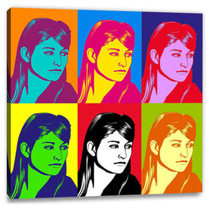 Pop-Art vom Foto - 6-Warhol pure 07 (wpu-6-07) - Künstlerisches Pop-Art Bild vom eigenen Foto