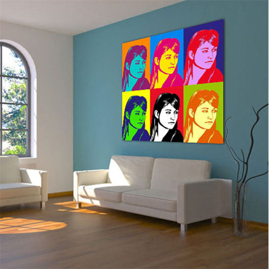 Pop-Art vom Foto - 6-Warhol pure 07 (wpu-6-07) - Künstlerisches Pop-Art Bild vom eigenen Foto