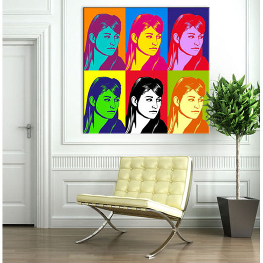 Pop-Art vom Foto - 6-Warhol pure 07 (wpu-6-07) - Künstlerisches Pop-Art Bild vom eigenen Foto