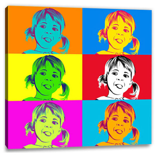 Pop-Art vom Foto - 6-Warhol pure 08 (wpu-6-08) - Künstlerisches Pop-Art Bild vom eigenen Foto