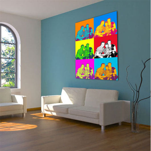 Pop-Art vom Foto - 6-Warhol pure 10 (wpu-6-10) - Künstlerisches Pop-Art Bild vom eigenen Foto