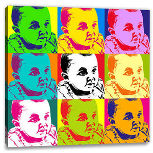 Pop-Art vom Foto - 9-Warhol pure 02 (wpu-9-02) - Künstlerisches Pop-Art Bild vom eigenen Foto