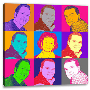 Pop-Art vom Foto - 9-Warhol pure 04 (wpu-9-04) - Künstlerisches Pop-Art Bild vom eigenen Foto
