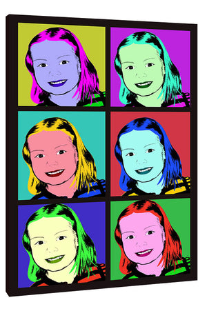 Pop-Art vom Foto - 6-Warhol Plus 10 (wpl-6-10) - Künstlerisches Pop-Art Bild vom eigenen Foto