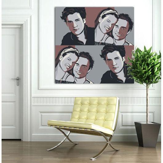 Pop-Art vom Foto - Obama 32 (oba032) - Künstlerisches Pop-Art Bild vom eigenen Foto