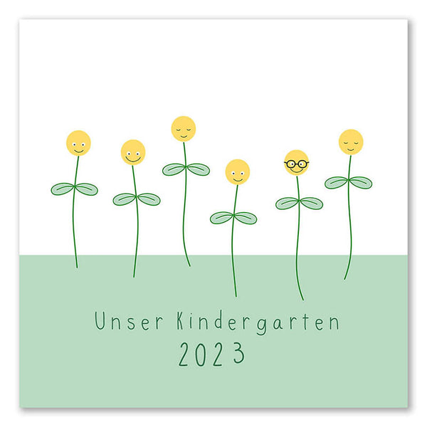 Fingerabdruck-Leinwand - Unser Kindergarten - Fingerabdruck Leinwand