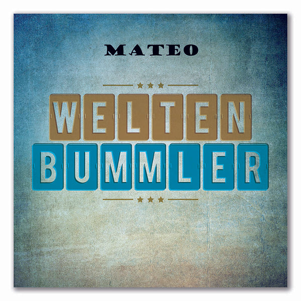 Fingerabdruck-Leinwand - Weltenbummler - Fingerabdruck Leinwand