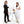 Laden Sie das Bild in den Galerie-Viewer, Fingerabdruck-Leinwand - Hochzeitspaar 2 Frauen an der Kette (fpca1002) - Fingerabdruck Leinwand
