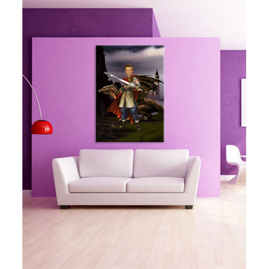 Fantasie-Portrait - Drachentöter - Fantasieportrait