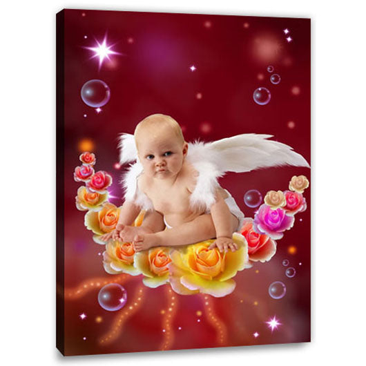 Fantasie-Portrait - Baby Engel Portrait - Fantasieportrait