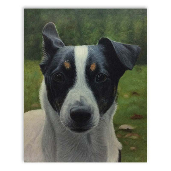 Hunde Portrait auf Leinwand - Ölgemälde