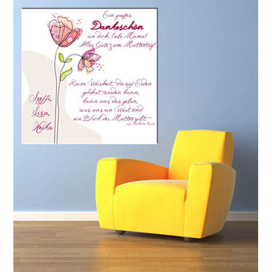 Persönliche Textbotschaft - Muttertags-Botschaft 208 - Romantische Liebesbotschaft